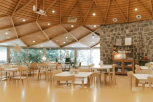 סלון בזלת אורטל מתחם הישיבה