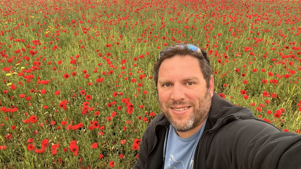 פריחת פרגים בהוד השרון סלפי שלי