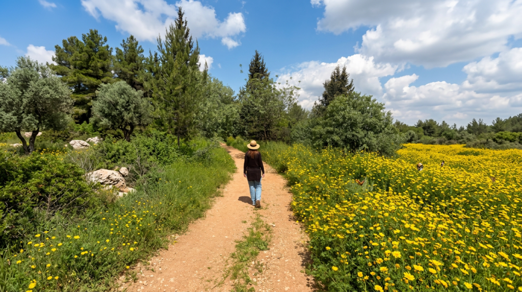 שביל עומר קריית טבעון המסלול